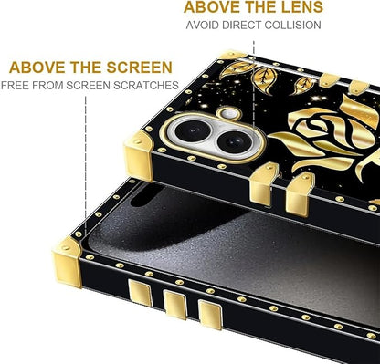 for iPhone 17 Case Luxury Golden Decoration - Image 7