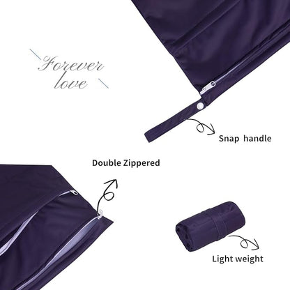ALVABABY 3pcs Cloth Diaper Wet Dry Bags Waterproof Reusable - Image 2