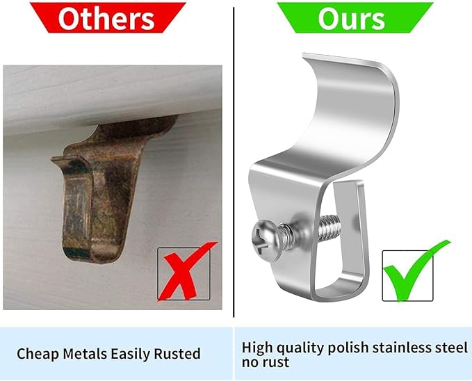 Antimbee No-Hole Outdoor Camera Mount, Vinyl Siding Hanger - Image 5