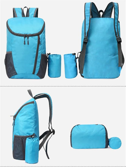 Portable Foldable Backpack Folding Mountaineering Bag, Ultralight Outdoor - Image 3
