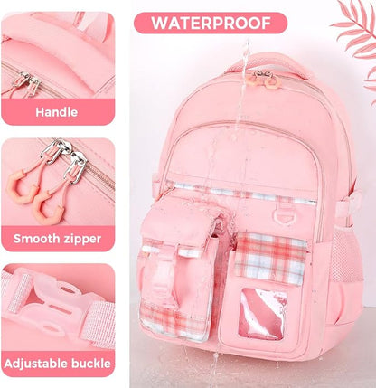 Cute Backpack for Teen Girls Kids Kawaii Bookbag Large School Back Packs - Image 5