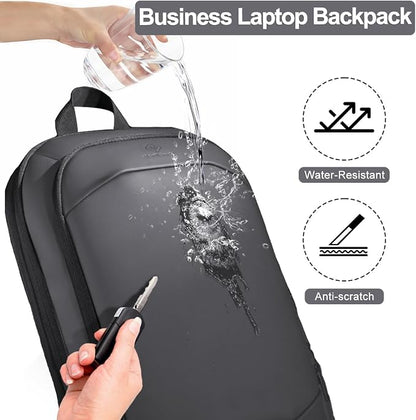 hk Business Backpack for Men 17 Inch, Slim & Expandable Waterproof Travel - Image 5