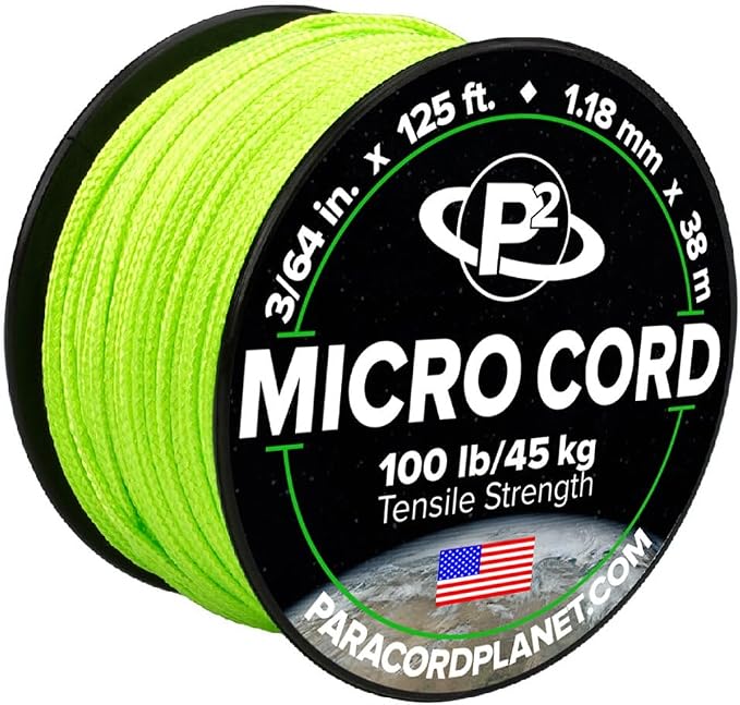 Paracord Planet Micro Paracord – Thin Braided Cord by ParacordPlanet