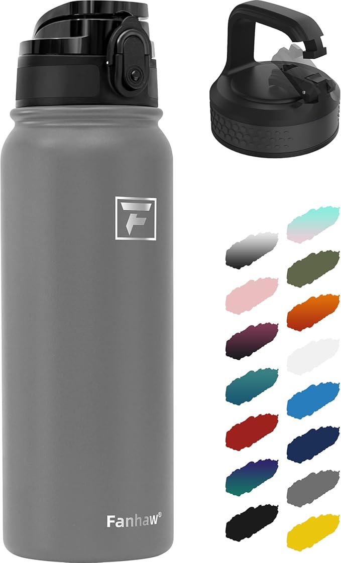 Fanhaw 20 oz Insulated Stainless Steel Water Bottle by FANHAW
