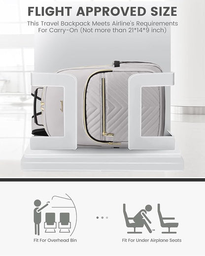 LOVEVOOK Laptop Backpack Purse for Women, Work Travel Computer Bags, College - Image 8
