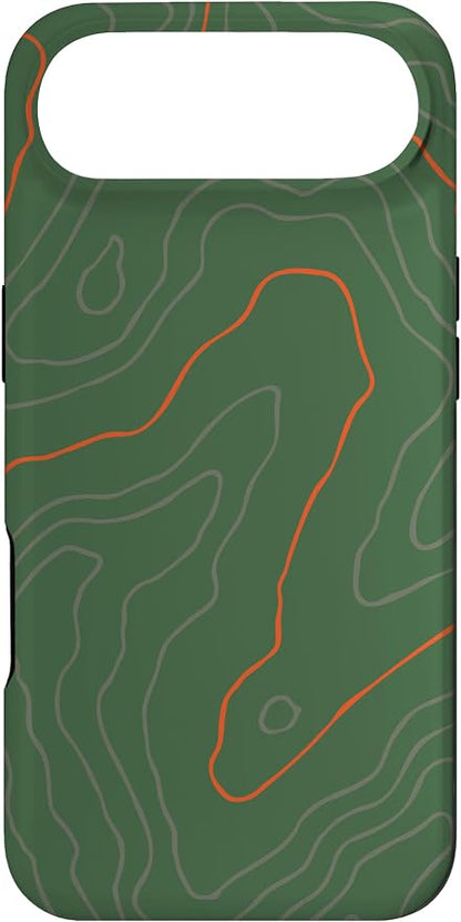 Backcountry Topo Guide Orange Lines Topographical Map Case by Unknown