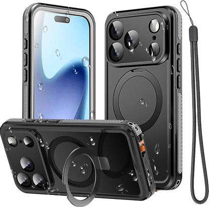 AICase Magnetic for iPhone 17 Pro Case Waterproof Magsafe Shockproof Protective by AICase