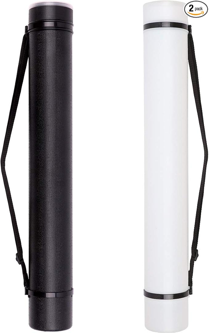 TRANSON 2-pack Durable Poster Storage Tube by Transon