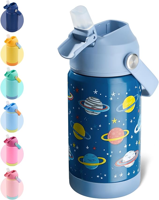 Kerilyn 12oz Kids Water Bottle, Stainless Steel Insulated Water Bottle by Kerilyn