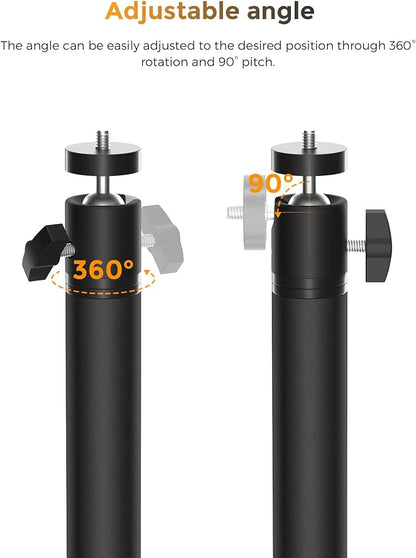 Adjustable Security Camera Ground Stake Mount 16"-48" Height, 360° Swivel - Image 4