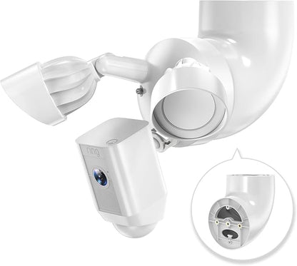Eave Mount for Ring Floodlight Cam Wired Pro & / Plus, Ring Smart Lighting by SURVADV