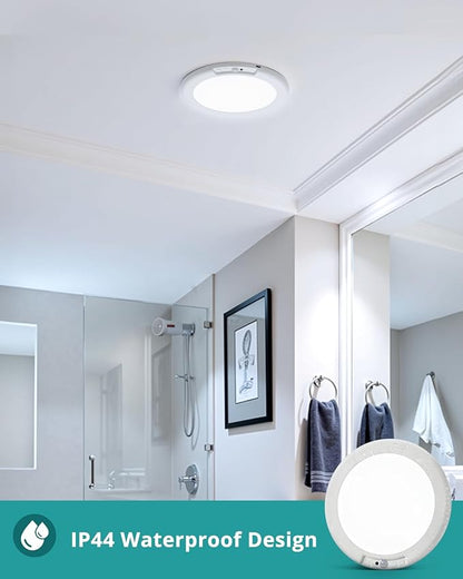 wowatt 4Pcs Battery Operated Ceiling Lights Rechargeable Motion Sensor Light - Image 3