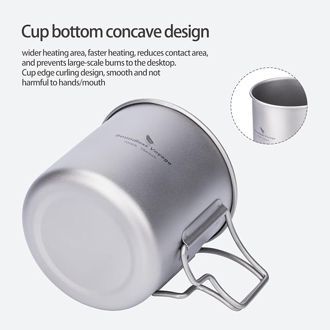 iBasingo 500ml Titanium Cup - Image 3