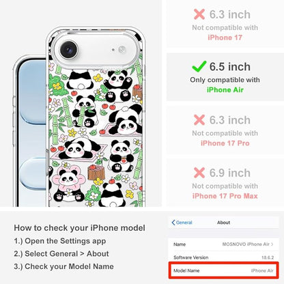 MOSNOVO for iPhone Air Case, Shockproof Military-Grade Protection 6.6ft Drop - Image 2