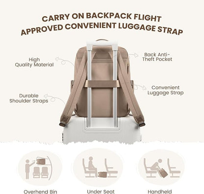 Laptop Backpack for Women, Work Business Traval Computer Backpacks - Image 7