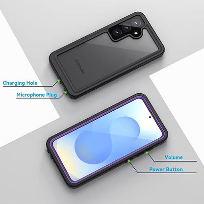 Lanhiem for Samsung Galaxy S25 Case, IP68 Waterproof Dustproof, Built-in Screen - Image 6