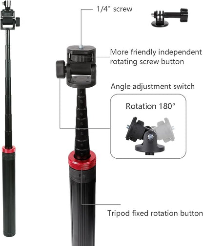 Osmo Action 6/5 pro 81" Extendable Selfie Stick & Tripod - Image 5