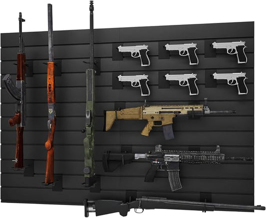 Gun Wall Mount Display Heavy Duty Adjustable Indoor Gun Rack Wall Rack Storage by AQQHSAIN