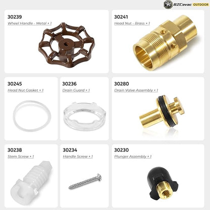 RK-25 Repair Kit for Woodford Model 20, 25 & 27 Series Freezeless Wall Faucets - Image 7