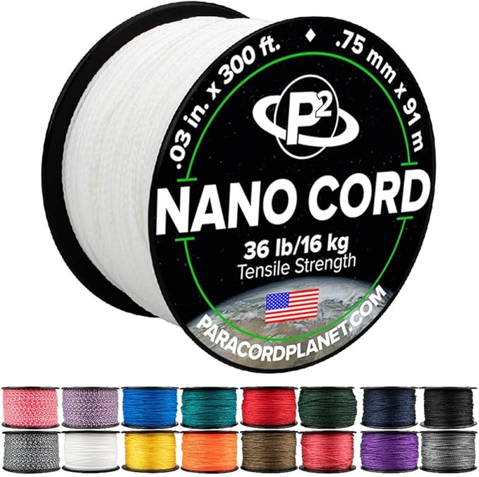 Paracord Planet Nano Cord –Lightweight Nylon Nano Paracord – Great by ParacordPlanet