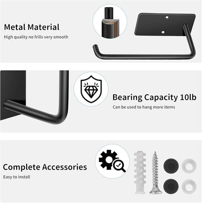 Hat Racks for Baseball Caps 4 Pack, Stainless Steel Adhesive Hat Hanger Hooks - Image 4