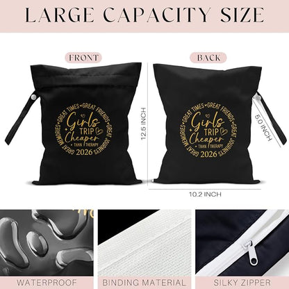 Girls Trip Gifts Wet Dry Bag, Beach Bag Wet Bag Favors, - Image 2