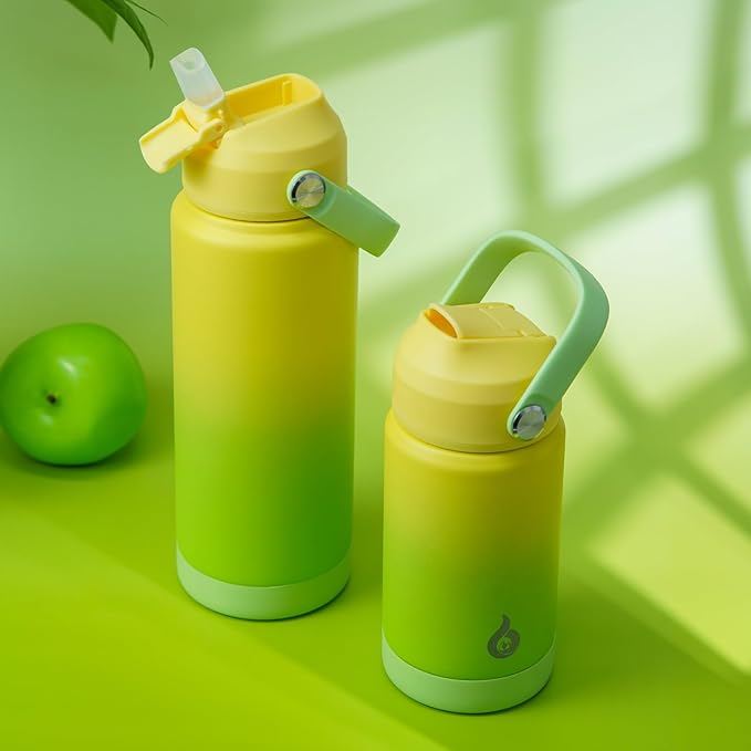 BJPKPK Water Bottle with Straw Lid, 24oz Vacuum Insulated Water Bottles - Image 6