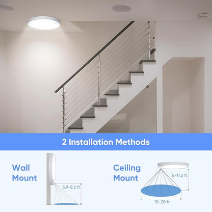 KEPLUG Wired Motion Sensor Ceiling Light Fixture-Motion Sensor Light Indoor - Image 2