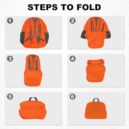 HOLYLUCK 20L Lightweight Packable Hiking Daypack Foldable Backpack - Image 5