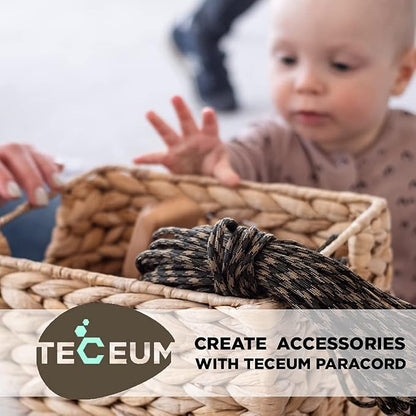 TECEUM 5/32" Paracord Rope 1000 – 1000ft / 200ft / 100ft / 50ft – Tactical - Image 7