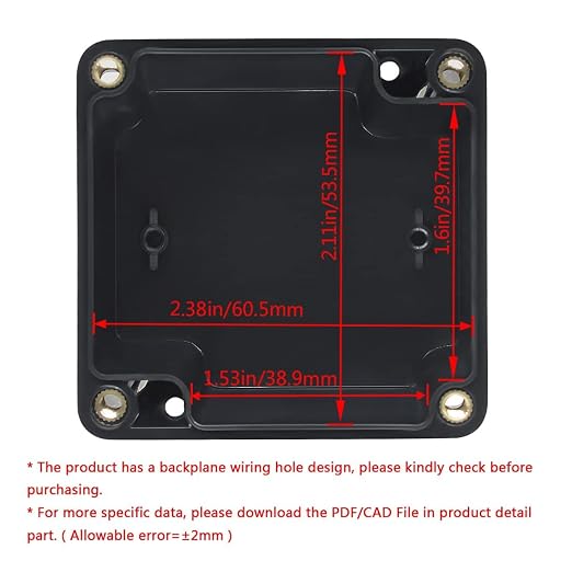 LeMotech Electrical Box ABS Plastic Project Box IP65 Waterproof Junction Box - Image 2