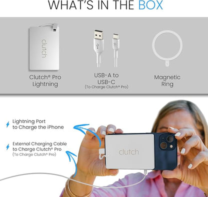Clutch Pro – World's Thinnest iPhone Charger – Portable Power Bank 5000mAh – - Image 5