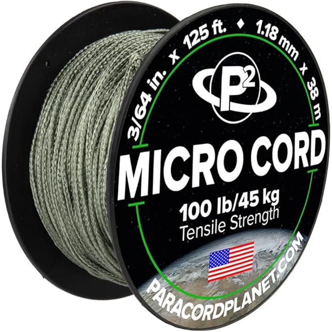 Paracord Planet Micro Paracord – Thin Braided Cord by ParacordPlanet