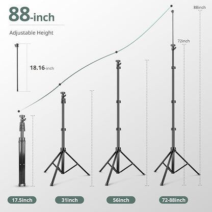 Sensyne 88" Phone Tripod, Selfie Stick Tripod - Image 4