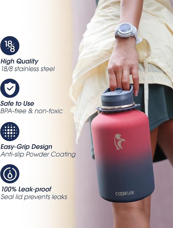 Coolflask Half Gallon Water Bottle - Image 5