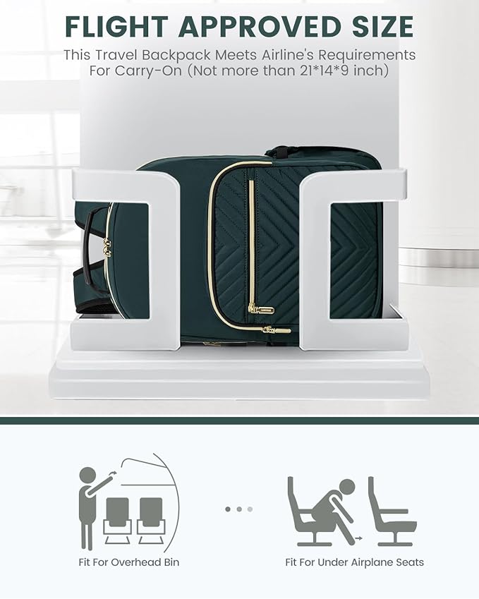 LOVEVOOK Laptop Backpack Purse for Women, Work Business Travel Computer Bags - Image 8