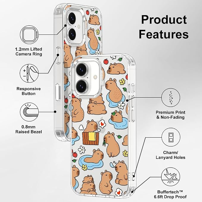 MOSNOVO for iPhone 17 Case, Shockproof Military-Grade Protection 6.6ft Drop - Image 7