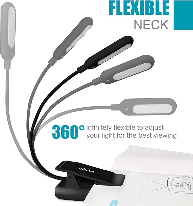 VAVOFO Rechargeable Reading Light, 7 LEDs - Image 6