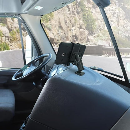 ARKON Mounts - Car Phone Holder | Secure Grip | Heavy Duty | Drill Base Car - Image 5