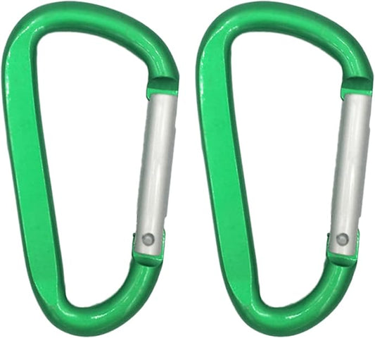 LESHIRY Large Carabiners Keychain 3" Aluminum D Shape Premium Durable D-Ring by LESHIRY