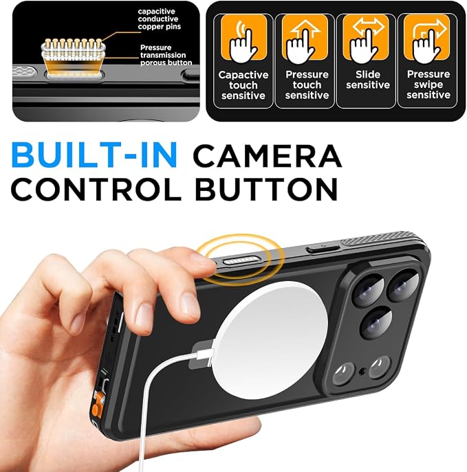 AICase Magnetic for iPhone 17 Pro Case Waterproof Magsafe Shockproof Protective - Image 3