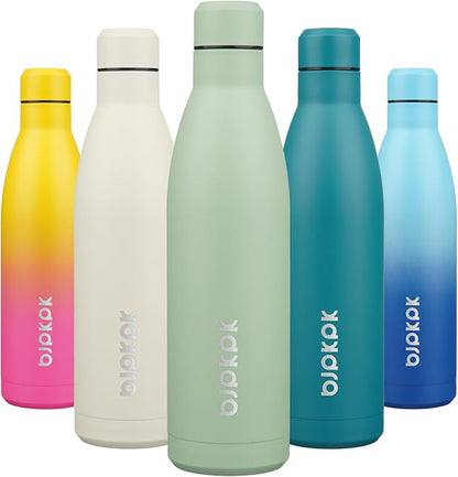 BJPKPK 25oz Insulated Water Bottle Double Wall Vacuum Insulated Stainless Steel by BJPKPK