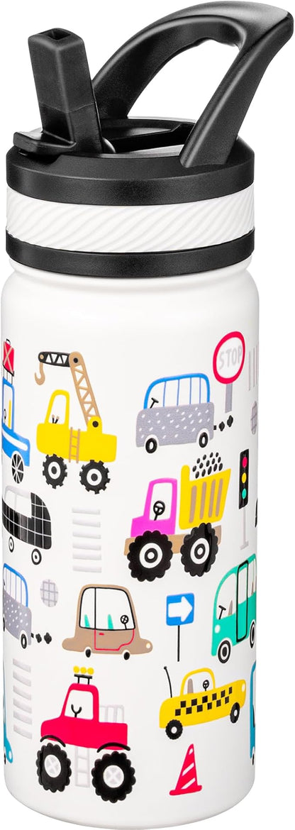 Fanhaw 18 Oz Kids Insulated Water Bottle by FANHAW