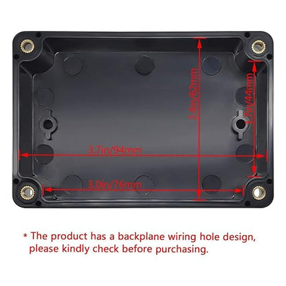 LeMotech Junction Box IP65 Waterproof Project Box Dustproof ABS Plastic - Image 2