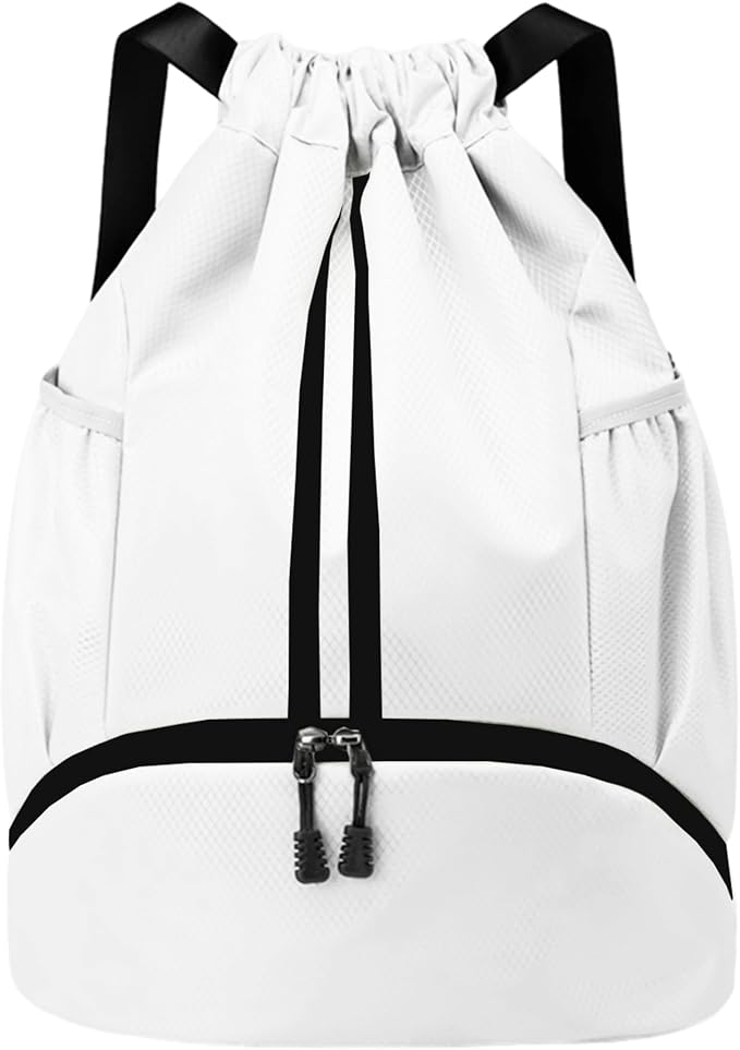 JELUTAR Drawstring Backpack Gym Bag by JELUTAR