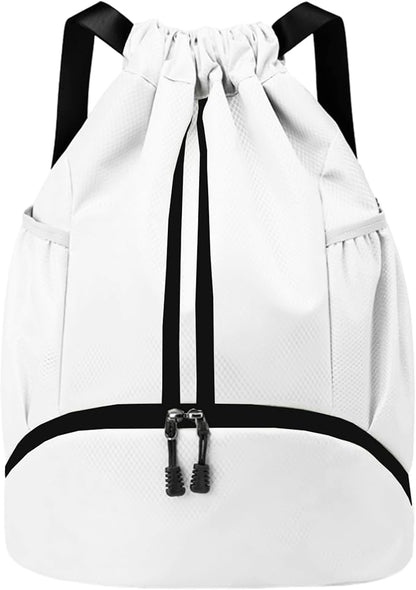 JELUTAR Drawstring Backpack Gym Bag by JELUTAR