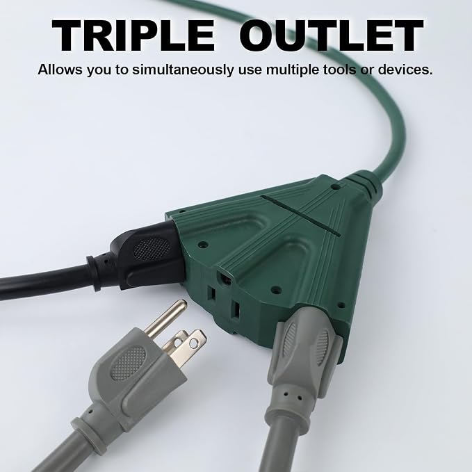 EP 2 Pack 10 Ft Outdoor Extension Cord - Image 5