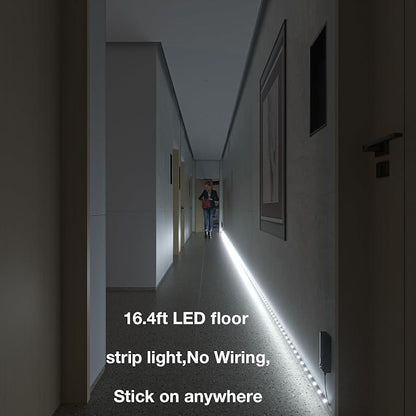 WOBANE Dual Motion Sensor Light Strip, Rechargeable 16.4ft LED Lighting - Image 5