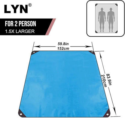 LYN Heavy Duty Emergency Blanket Survival Gear Waterproof Insulated Blanket - Image 2