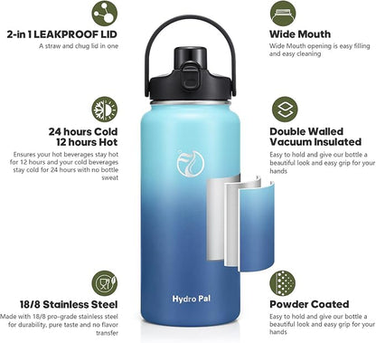 64oz Half Gallon Insulated Water Bottle - Image 3